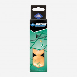 Мячики Donic Elite 1* Orange 3pcs