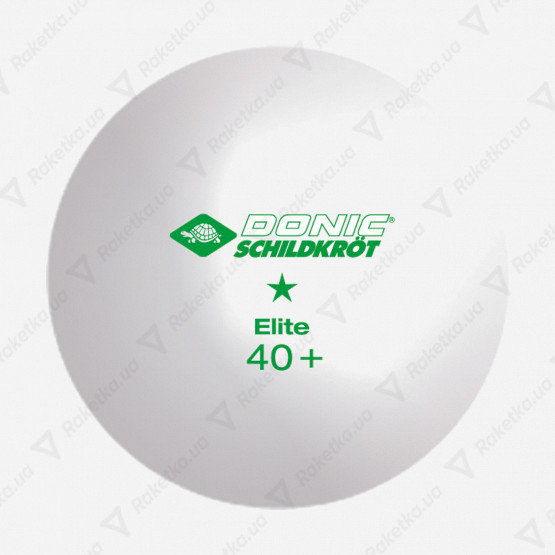 Donic Elite 1* White 3pcs