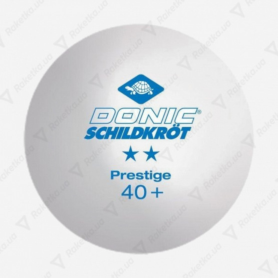 Donic Prestige 2* 40+ White 6pcs