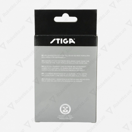 Stiga Ball Cup 40+ ABS 6-pack White