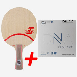 Сборная ракетка Stiga Clipper CR + Stiga DNA Platinum M*