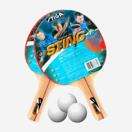 Ракетки для настольного тенниса Stiga Sting 2Set (2 ракетки, 3 мяча)