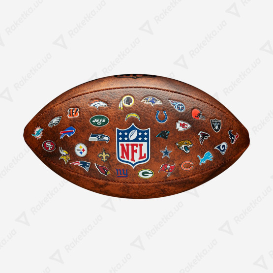 Wilson NFL JR Throwback FB 32 Team Logo Junior WTF1534XBNFL
