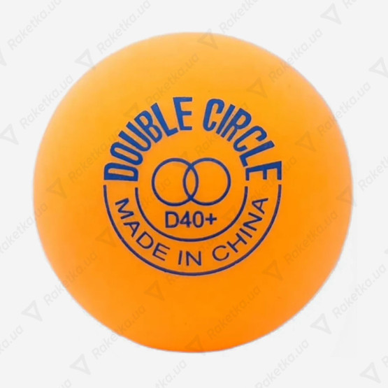 DHS Double Circle Dual 40+ Orange 120pcs