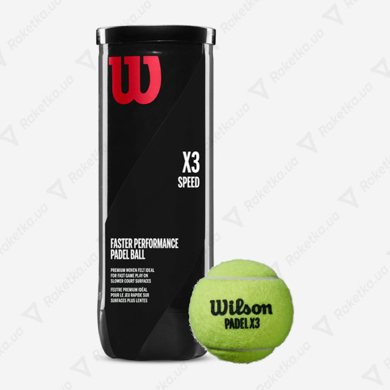 Wilson X3 Speed ​​Padel 3ball