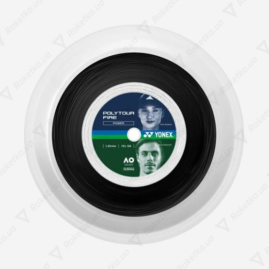 Yonex Poly Tour Fire Black (200m)