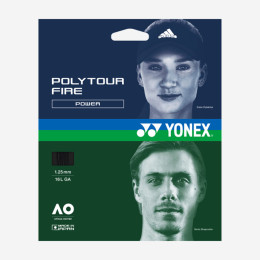 Теннисные струны Yonex Poly Tour Fire Black 12,2m (размотка)