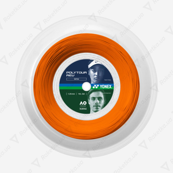 Yonex Poly Tour Rev Bright Orange (200m)