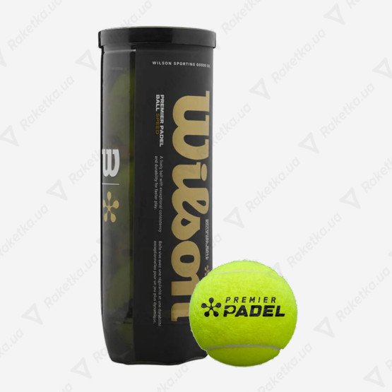 Wilson Premier Padel Speed Balls 3ball WR8908501001