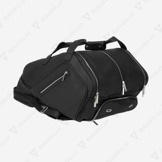 Cork Padel Leather Thermobag Black/Silver