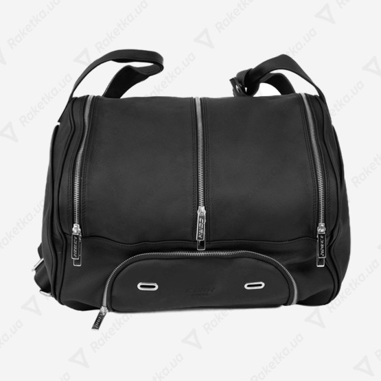 Cork Padel Leather Thermobag Black/Silver