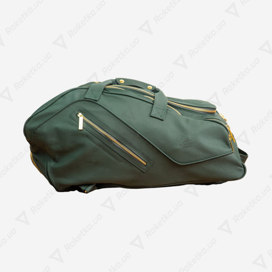 Cork Padel Leather Thermobag Green