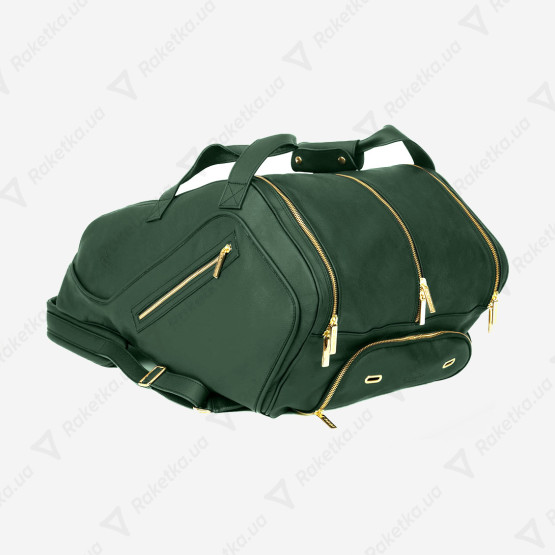 Cork Padel Leather Thermobag Green