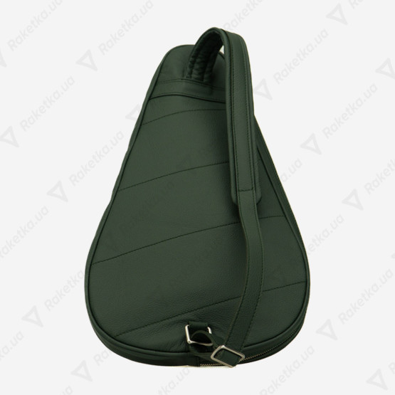 Cork Padel Racket Leather Cover Green