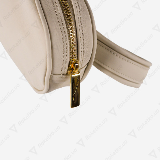 Cork Padel Racket Leather Cover White