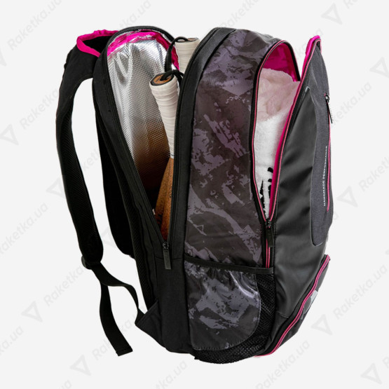 Cork Padel Backpack Black/Fuchsia
