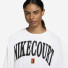 Nike Court Heritage Oversized Crew-Neck Graphic Tennis FQ2242-100