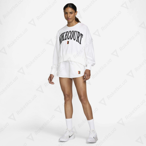 Nike Court Heritage Oversized Crew-Neck Graphic Tennis FQ2242-100