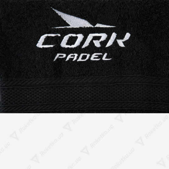 Cork Padel Bath Towel Black