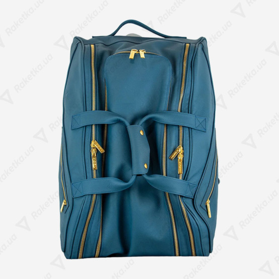 Cork Padel Leather Thermobag Blue