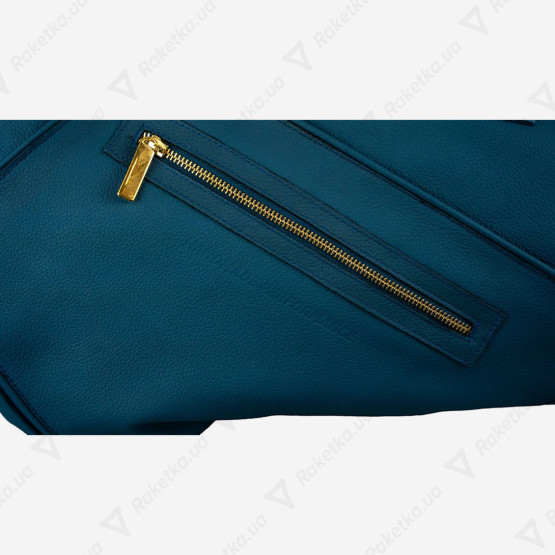Cork Padel Leather Thermobag Blue