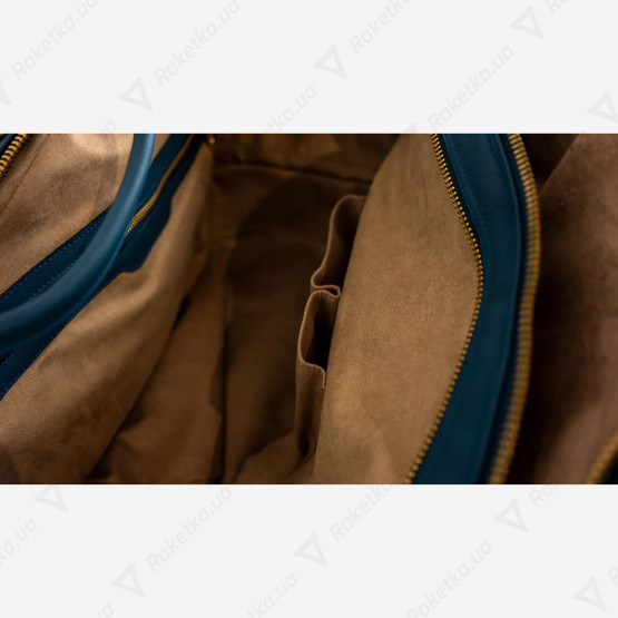 Cork Padel Leather Thermobag Blue