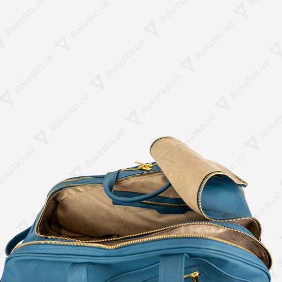 Cork Padel Leather Thermobag Blue