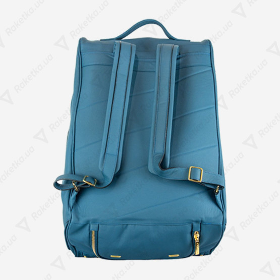 Cork Padel Leather Thermobag Blue