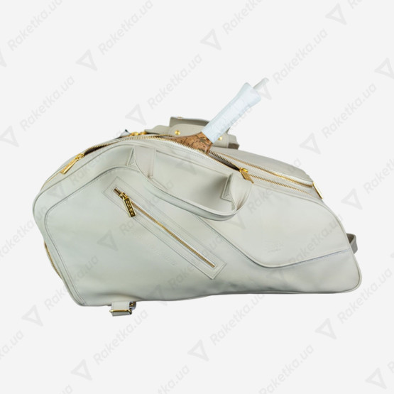 Cork Padel Leather Thermobag White