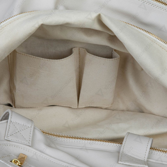 Cork Padel Leather Thermobag White