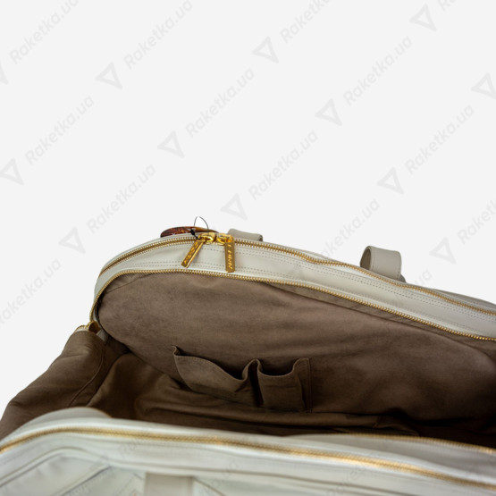 Cork Padel Leather Thermobag White