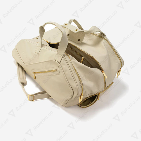 Cork Padel Leather Thermobag White