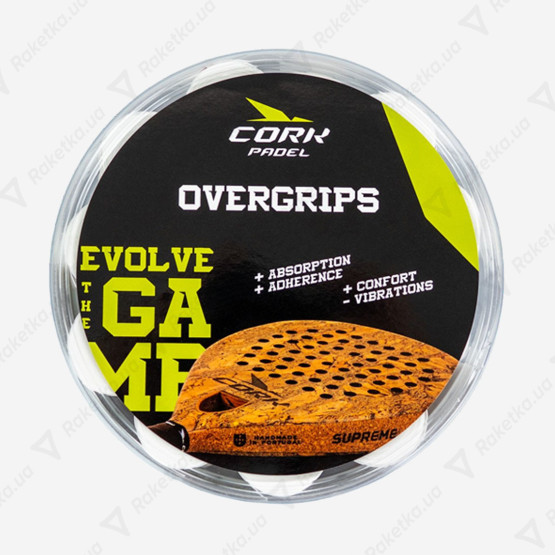 Cork Padel Overgips Box 30pcs White
