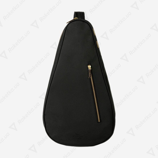 Cork Padel Racket Leather Cover Black/Gold