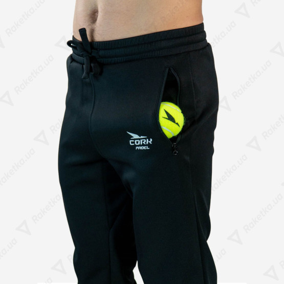 Cork Padel Sweatpants Black