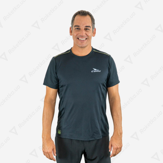 Cork Padel T-shirt Black