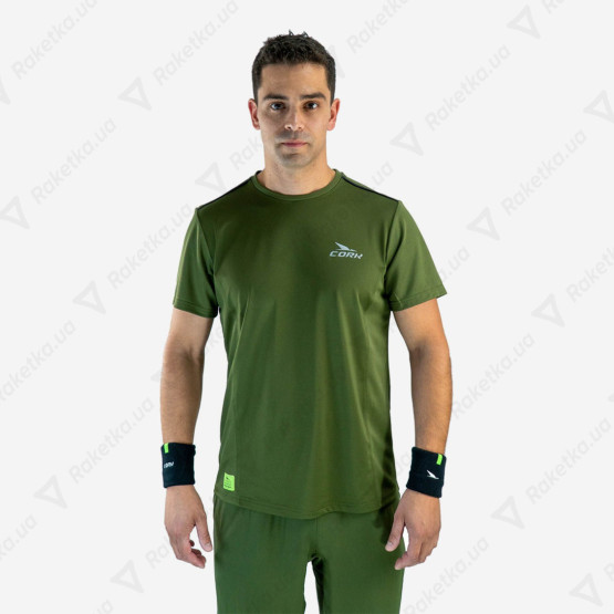 Cork Padel T-shirt Green
