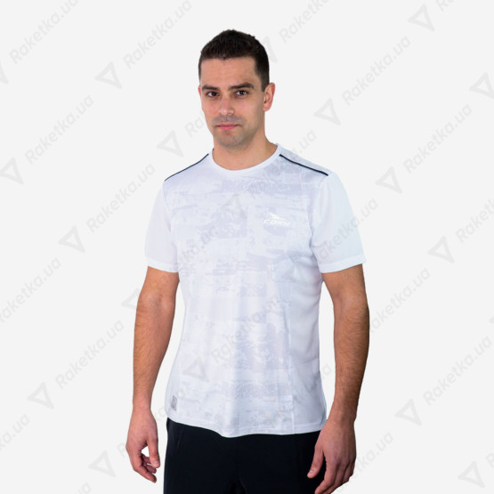 Cork Padel T-shirt Print White