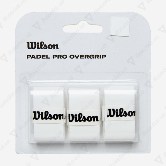 Wilson Pro Overgrip Padel White 3psc WR8416301001