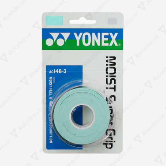 Yonex AC148EX Moist Super Grip Water Green 3pcs