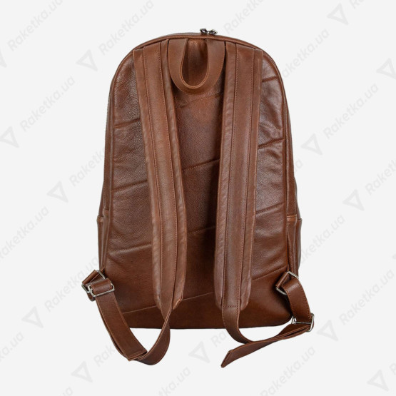 Cork Padel Leather Backpack Brown