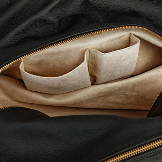 Cork Padel Leather Thermobag Black/Gold