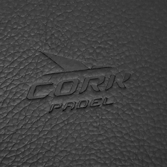 Cork Padel Leather Thermobag Black/Gold