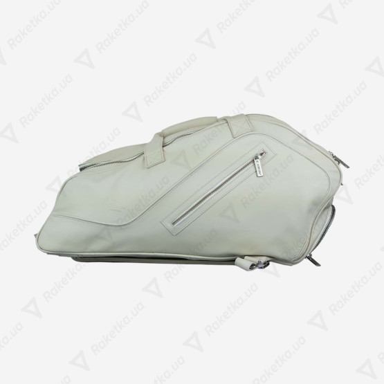 Cork Padel Leather Thermobag White/Silver