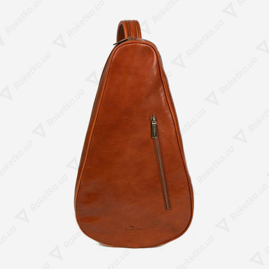 Cork Padel Racket Leather Cover Brown