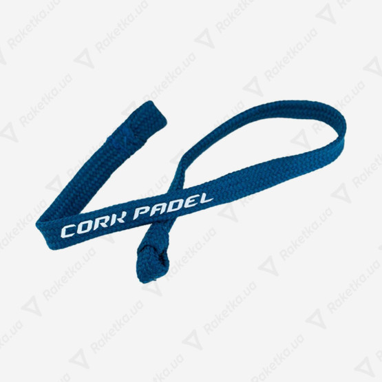 Cork Padel Racket String Blue