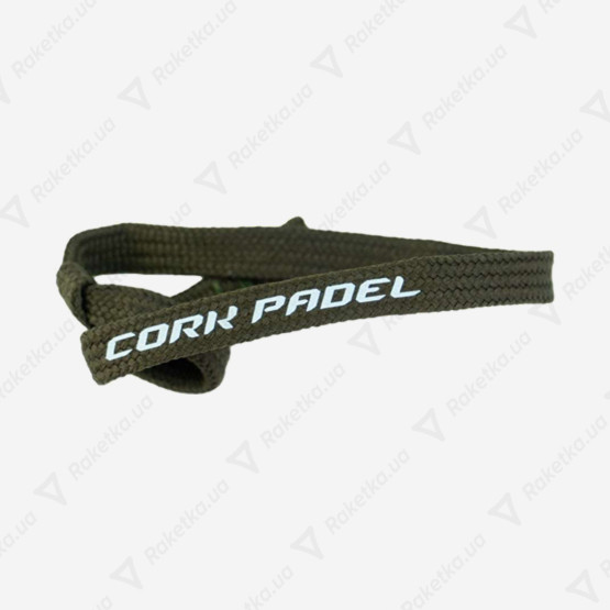 Cork Padel Racket String Green