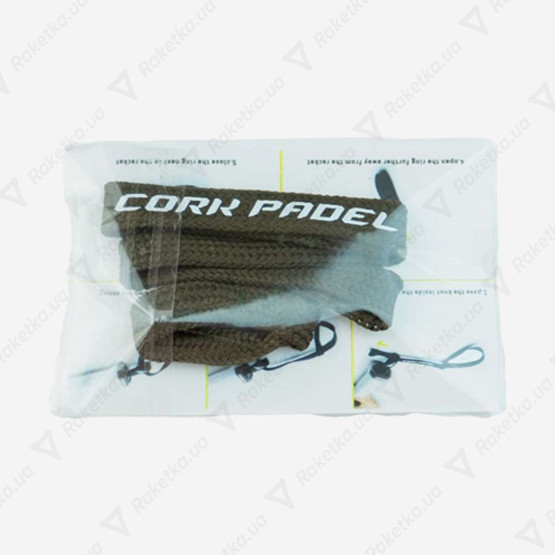 Cork Padel Racket String Green