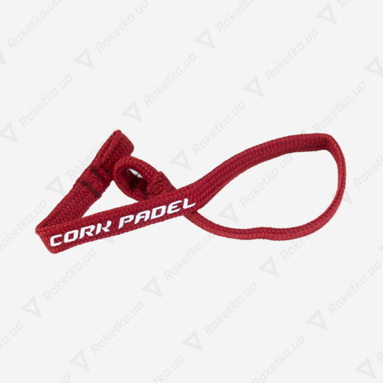 Cork Padel Racket String Red