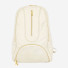 Cork Padel Leather Backpack White